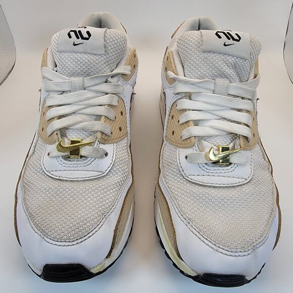 Nike Air Max 90 United In Victory White Hemp FB2617-100 Women’s Size 7 Sneakers - Picture 2 of 13